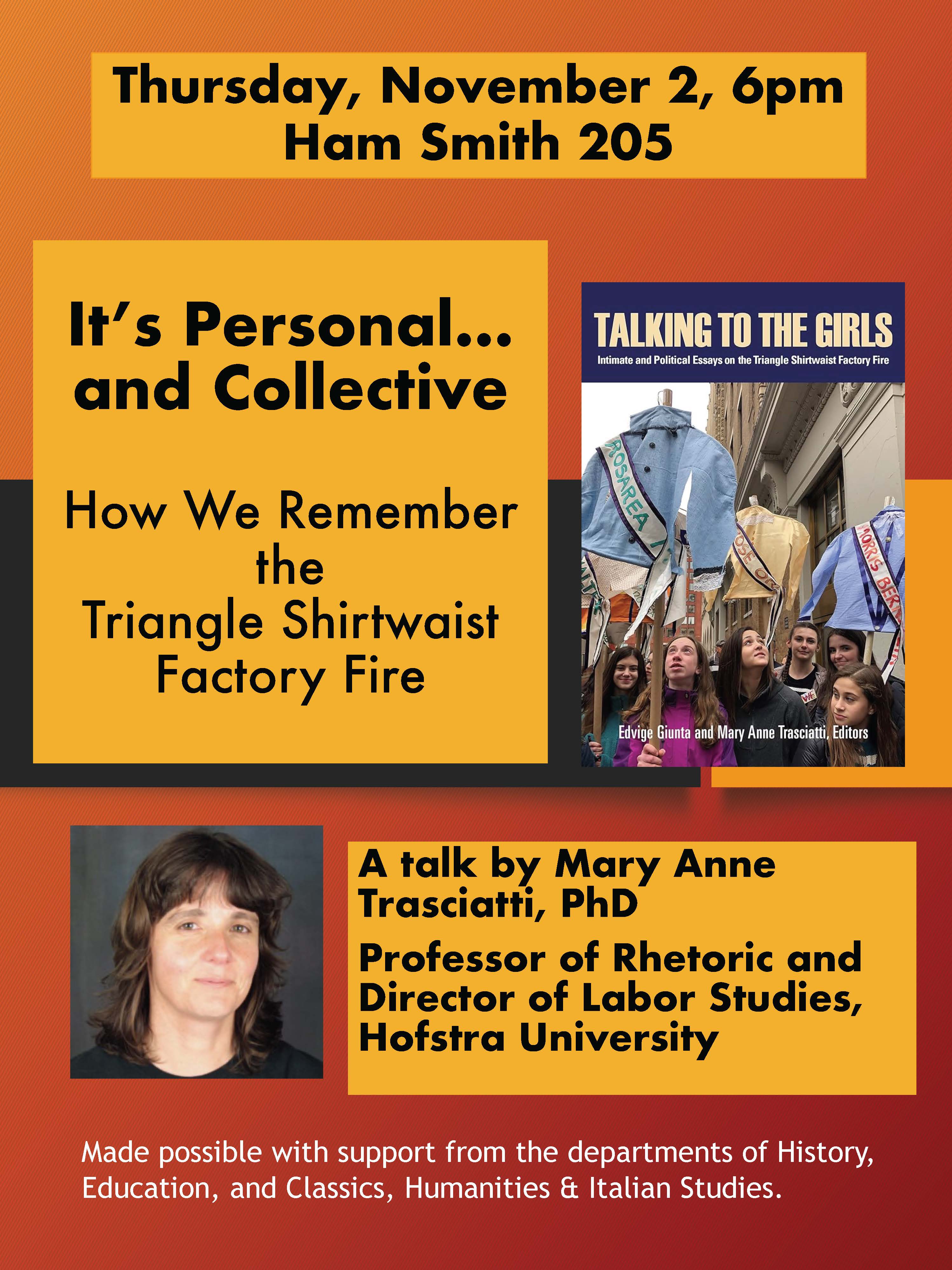 It's Personal...and Collective How We Remember the Triangle Shirtwaist Factory image.
